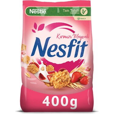 Nestle Nesfit Kırmızı Meyveli Mısır Gevreği 400 gr X 12 Adet