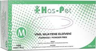 Haspet Vinly Eldiven M Beden 100'lü X 1 Adet