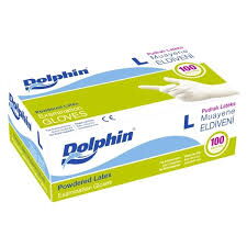 Beybi-Dolphin Muayene Eldiveni Pudralı L Beden X 1 Adet