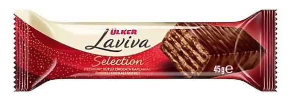 Ülker Laviva Premium Sütlü Çikolata Gofret 45 gr X 18 Adet