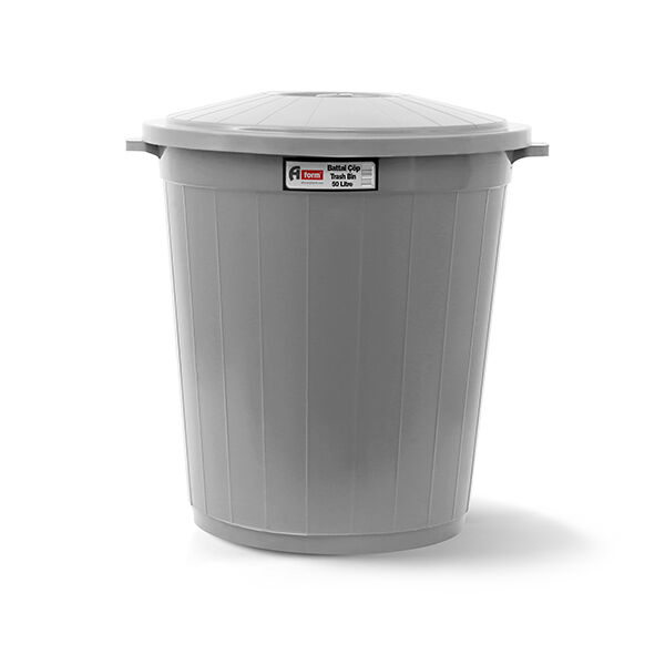 Çöp Kovası Herkül Gri 70 lt X 1 Adet
