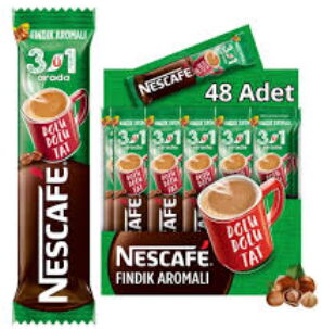 Nescafe 3ü1 Arada Fındık Aromalı 17 gr 48'li X 1 Adet