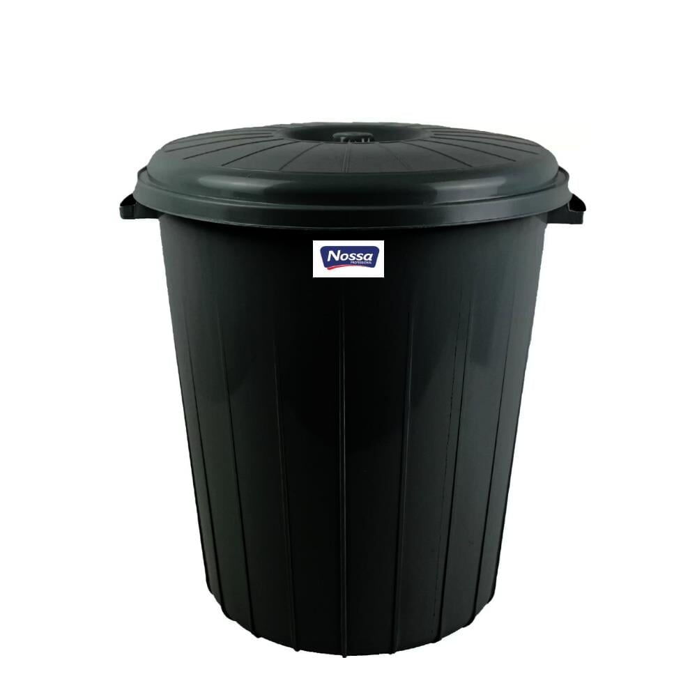 Çöp Kovası Jumbo Siyah 90 lt X 1 Adet