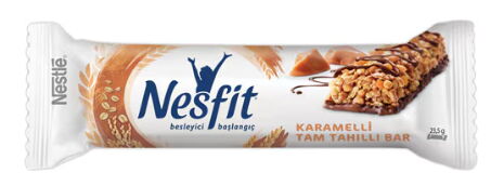 Nestle Nesfit Karamelli Gevrek Bar 23,5 gr X 16 Adet