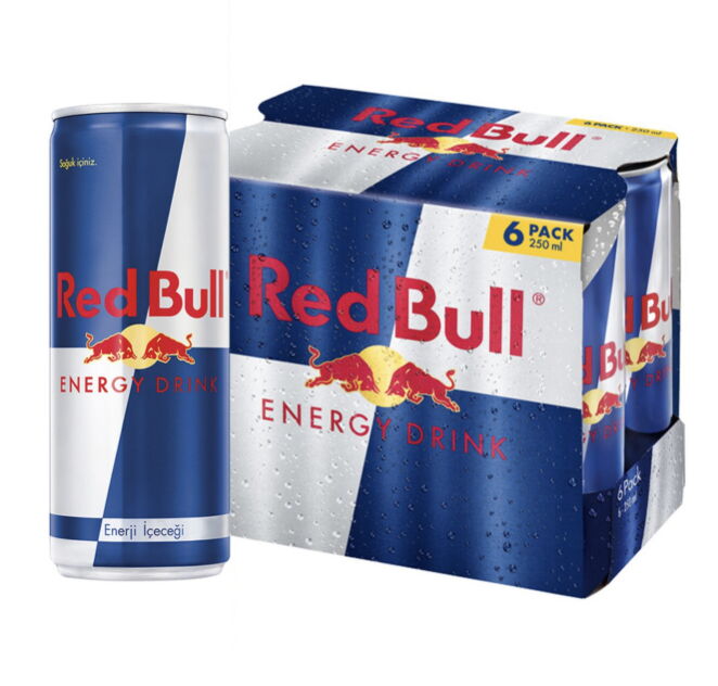 Red Bull Enerji İçeceği 250 ml 6'lı X 4 Adet