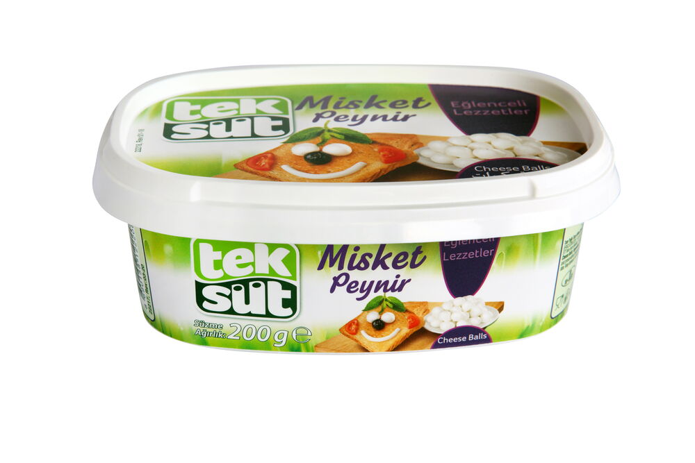 Teksüt Misket Peynir 200 gr X 3 Adet