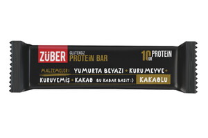 Züber Glutensiz Protein Bar Kakaolu 40 gr X 12 Adet #1